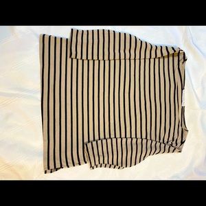 3/4 striped top- vintage 90s
